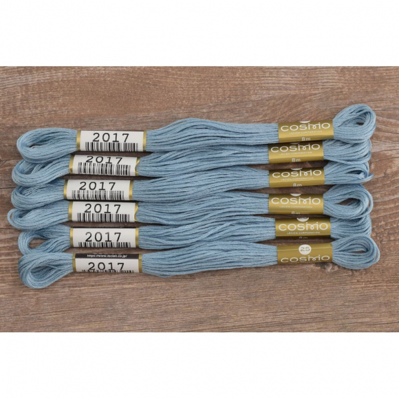 Мулине COSMO однотонный цвет 2017