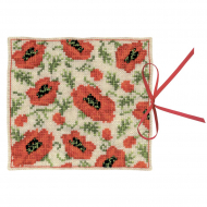 189520_Набор для вышивания чехла для игл "?tui ? Aiguilles Coquelicots" (Маки), 12 х 12 см 189520_Набор для вышивания чехла для игл "?tui ? Aiguilles Coquelicots" (Маки), 12 х 12 см