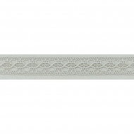 112022_Мерсеризованное хлопковое кружево, 10 мм, цвет серый