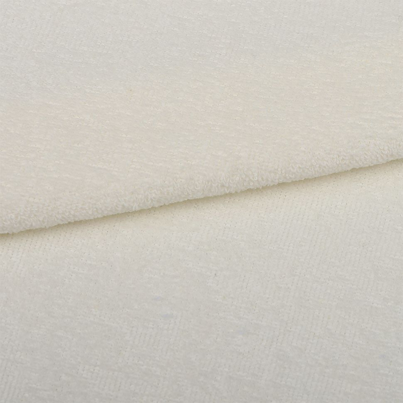 Ткань махра гл/крашеный, 160г/м?  80% хл 20%эласт  шир.115+115см арт.ДЛ-1608020-3005 цв.безе пач. 45-70м  (1кг-2,7м)