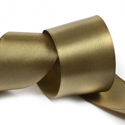 Лента атласная 50мм цв.4569 хаки IDEAL уп.27,4 м