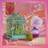 Схема на холсте АБРИС АРТ арт. AC-128 Флер 30х30 см