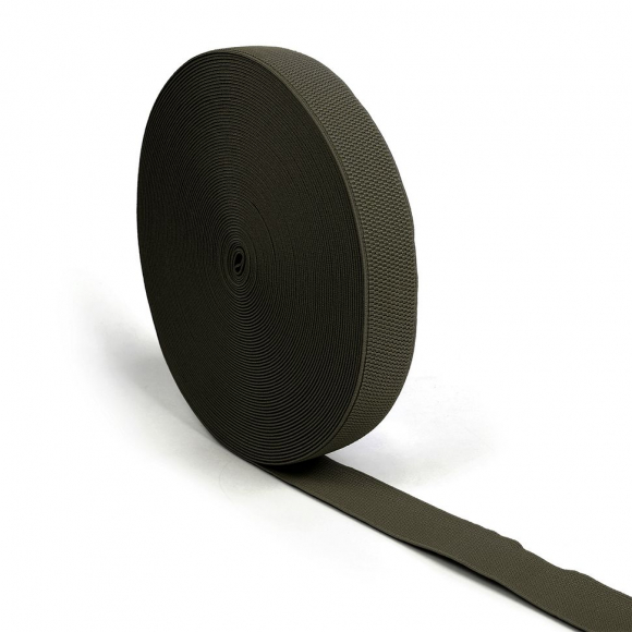 Резинка TBY помочная Ультра арт.RD.40328 шир.40мм цв.328 хаки рул.25м