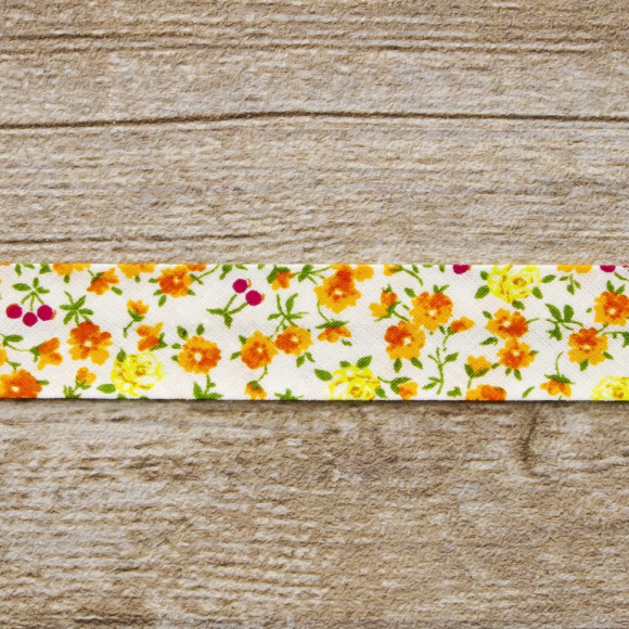 Косая бейка с рисунком SAFISA, арт.6452, 20 мм, 20 м, цвет 04