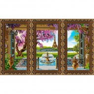 Рисунок на ткани (Бисер) КОНЁК арт. 9871 Триптих. Париж 3 по 45х25 см