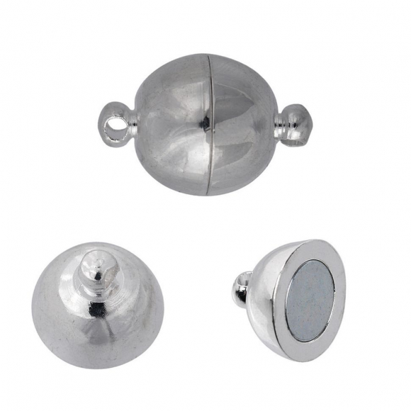 Замок магнитный MAGIC 4 HOBBY для бус арт.MH.11199-4 цв.никель 11,5 мм уп.10шт Замок магнитный MAGIC 4 HOBBY для бус арт.MH.11199-4 цв.никель 11,5 мм уп.10шт