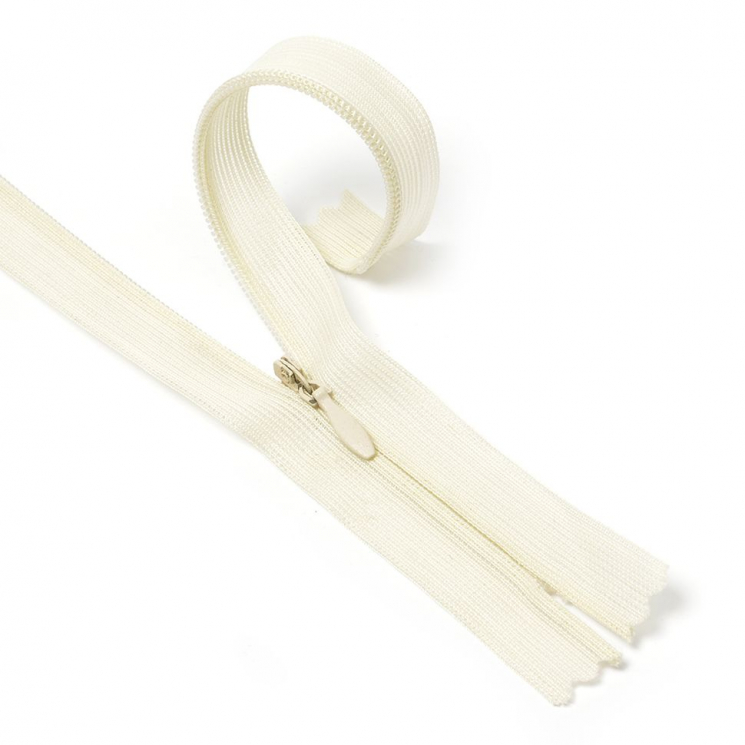 Молния MaxZipper пласт. потайная №3 18см н/р цв.F306 (296) бл.бежевый уп.50шт
