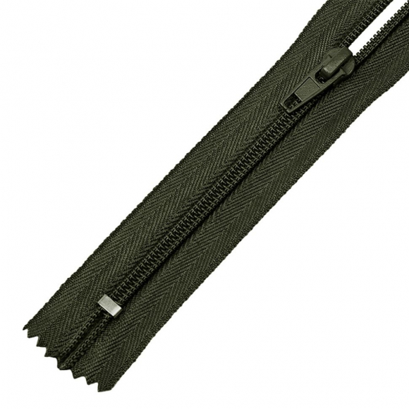 Молния MaxZipper пласт. спираль №5-N 25см н/р цв.F328 хаки уп.50шт