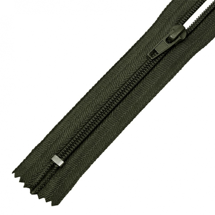 Молния MaxZipper пласт. спираль №5-N 25см н/р цв.F328 хаки уп.50шт