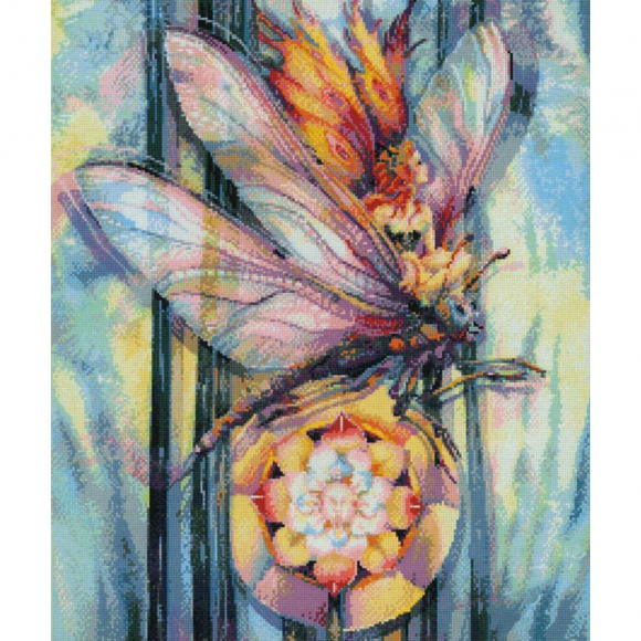 21138_Набор для вышивания "Фея-Стрекоза"