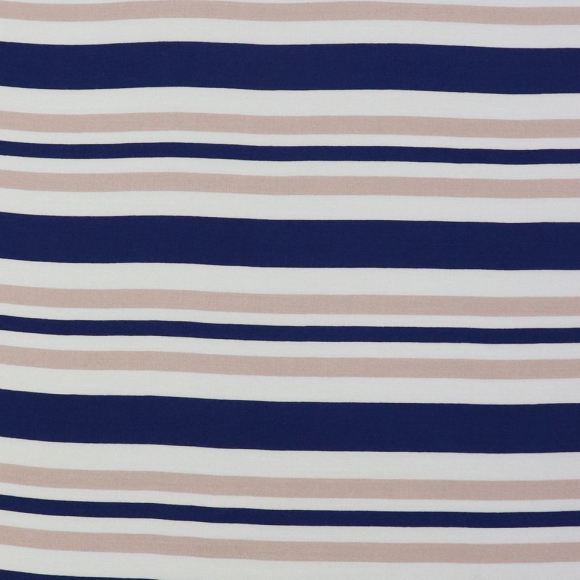 Ткань Штапель 105 г/м? 100% вискоза шир.150 см арт.Р.21047.05 цв.05 синий уп.25м