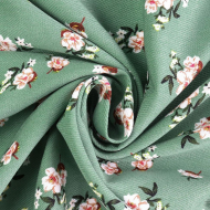 Ткань Твил 150 г кв.м 100% вискоза шир.145 см арт.Р.28606.02 цв.02 тиффани уп.25м