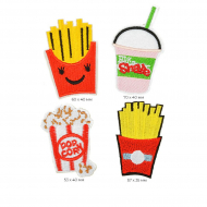 Набор термоаппликаций арт.TBY.V16 Фастфуд уп.4шт