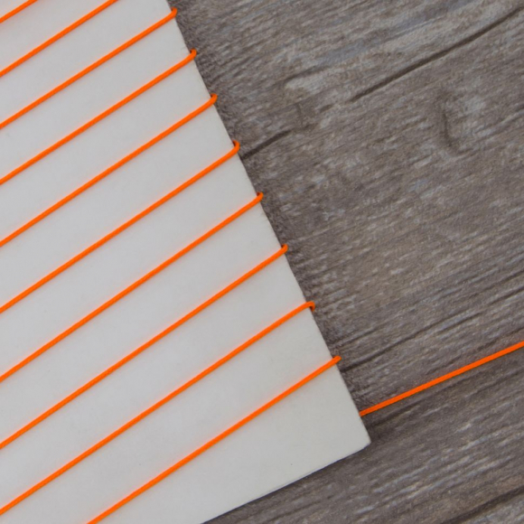 Шнур PEGA полиэстровый неоновый, цвет оранжевый, 1,1 мм