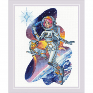 Набор для вышивания РИОЛИС арт.2014 К далёким звёздам 24х30 см Набор для вышивания РИОЛИС арт.2014 К далёким звёздам 24х30 см