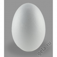 37219_Форма из пенопласта для хобби "Яйцо", длина 80 мм