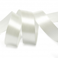 Лента атласная 25мм цв.3108 св.серый IDEAL уп.27,4 м