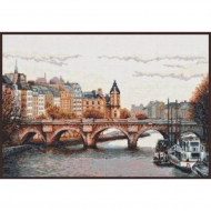 Набор для вышивания ПАЛИТРА арт.08.013 Мост через Сену 38х26 см
