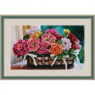 Набор для вышивания бисером GALLA COLLECTION арт.Л 330 Цветочная корзина 35х21 см