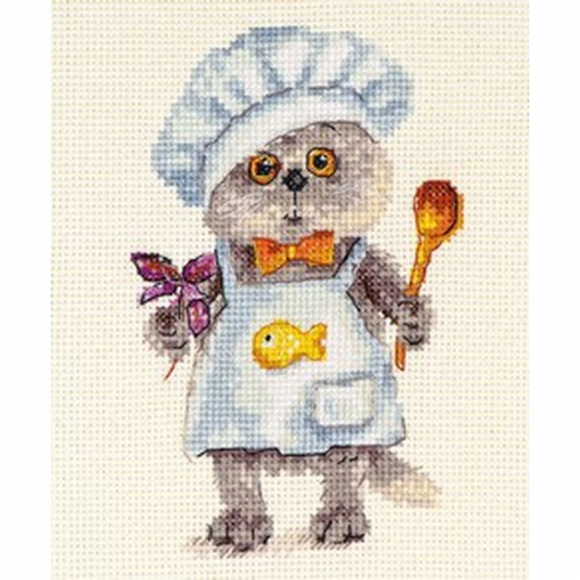 Набор для вышивания АЛИСА арт.0-182 Басик шеф-повар 10х14 см