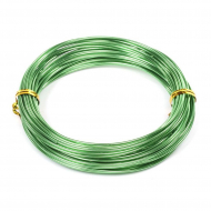 Проволока ? 1,5мм арт.ТВ-ALW-1,5 цв.25 зеленый рул.10м