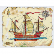 Набор для вышивания PANNA арт. KR-7069 Роза ветров 36х30 см