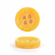 Пуговицы пластик CN 2732 цв.15 желтый 18L-11мм, 4 прокола, 72 шт