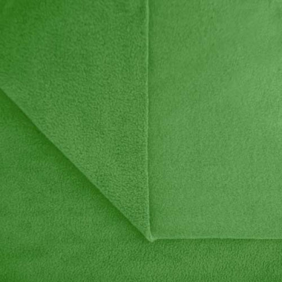 Ткань флис 2-х сторонний МТ-250-327 250 г/м? 100% ПЭ шир.150см  цв.238 зеленый рул.70-110м (1кг - 2,75м)