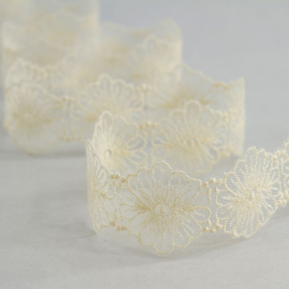 178115_Кружево-вышивка на тюле, 17 мм, 14,60 м