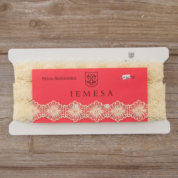 178115_Кружево-вышивка на тюле, 17 мм, 14,60 м