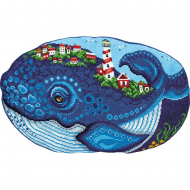 Набор для вышивания PANNA арт. PD-7177 Подушка Кит 43х28,5 см