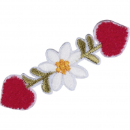 Термоаппликация "Цветок с сердечками"