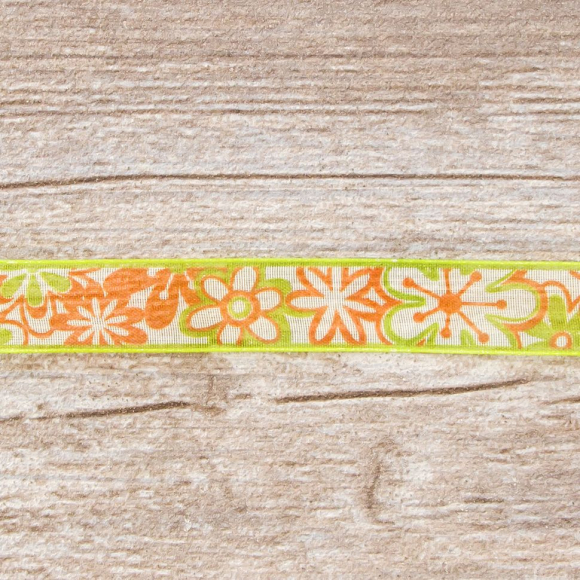 Лента органза с напечатанным рисунком SAFISA, 15 мм, 15 м, цвет 04