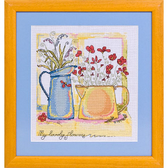 Набор для вышивания PANNA арт. C-0824 Утренняя акварель 23х25 см