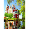 Алмазная мозаика Ah5390 Плещеево озеро 30х40