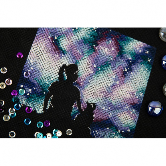 Набор для вышивания PANNA арт. KS-7375 Лучшие подруги во Вселенной 14х14,5 см Набор для вышивания PANNA арт. KS-7375 Лучшие подруги во Вселенной 14х14,5 см