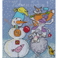 Набор для вышивания PANNA арт. OT-1354 Праздничные миниатюры. С Новым годом 12,5х14 см
