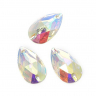 Стразы пришивные акриловые (Resin) Tesoro Crystal арт.TS.ED2.4.10 цв.AB Crystal 17х28 мм уп.5 шт