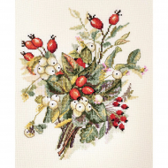 Набор для вышивания МАРЬЯ ИСКУСНИЦА арт.04.009.12 Осенние ягоды 20х25 см