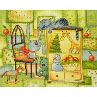 Набор для вышивания МАРЬЯ ИСКУСНИЦА арт.15.001.18 Рождественское одеяло, по рисунку В. Кирдий 25х20 см