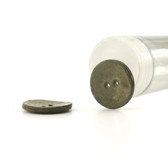 Пуговицы CONCEPT, размер 40, кокос, цвет COL.9 темно-серый