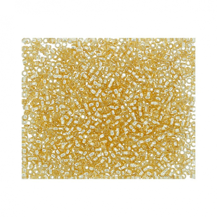 Бисер Япония "TOHO" 15/0  круглый 2  1.5 мм 5 х 5 г №0022 св.золотистый