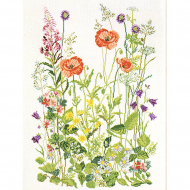 Набор для вышивания PERMIN арт.90-2315 Маки 33х45 см