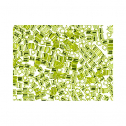 Бисер Япония "TOHO" 11/0  TRIANGLE №3  2.2 мм 5 х 5 г №0024 салатовый
