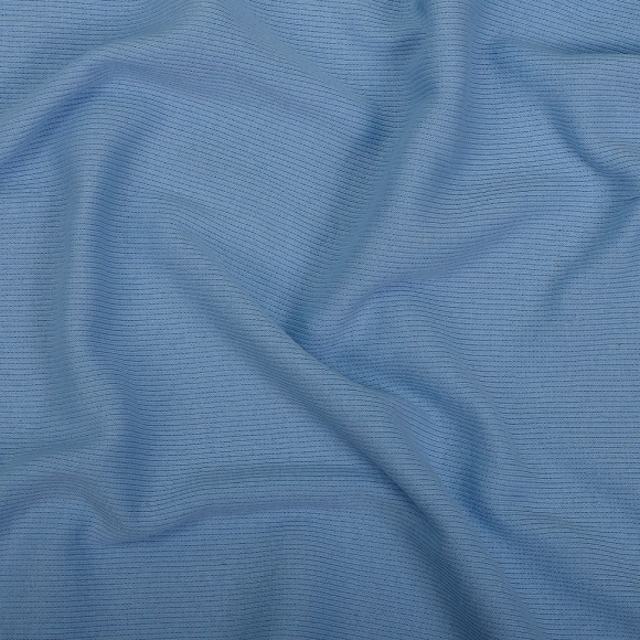 Ткань трикотаж Кашкорсе с лайкрой 220г опененд 60+60см небо 14-4121 пач.20-30кг