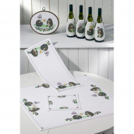 Набор для вышивания PERMIN арт.27-4833 Скатерть Ёжики 68х68 см