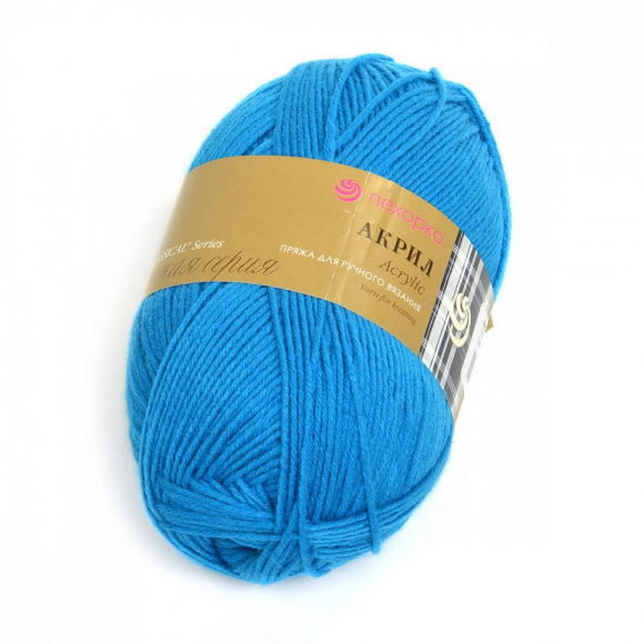 Пряжа для вязания ПЕХ Акрил (100% акрил) 5х100г/300м цв.112 арктика