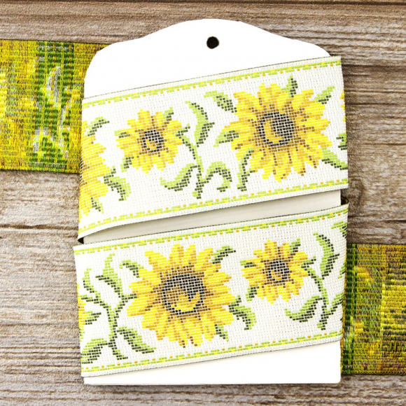 Лента жаккард SAFISA, 50 мм, 15 м, цвет 01