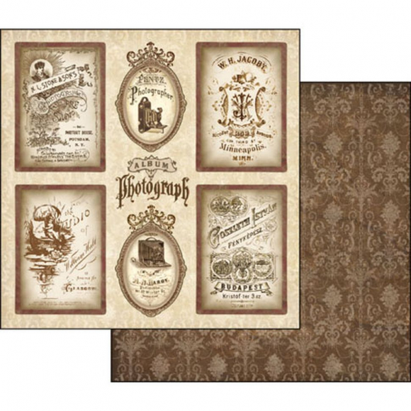 74644_Бумага двухсторонняя для скрапбукинга "Альбом - Фотография"