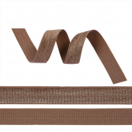 Резинка TBY бельевая окантовочная блестящая шир.15мм цв.F293 св.коричневый уп.50 м Резинка TBY бельевая окантовочная блестящая шир.15мм цв.F293 св.коричневый уп.50 м